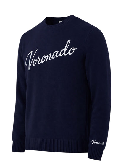 *PRE ORDER* Stickad Tröja med Tryck